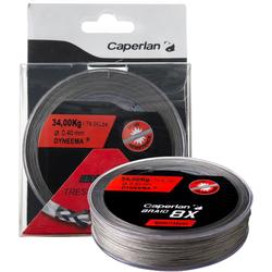 TRESSE PÊCHE AUX LEURRES TX8 GRISE 300M 40/100