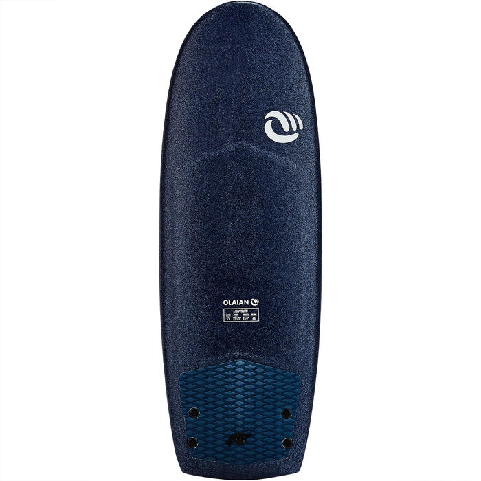 Tabla Surf Espuma Shortboard Olaian 900 5,4' Adulto Azul Naranja