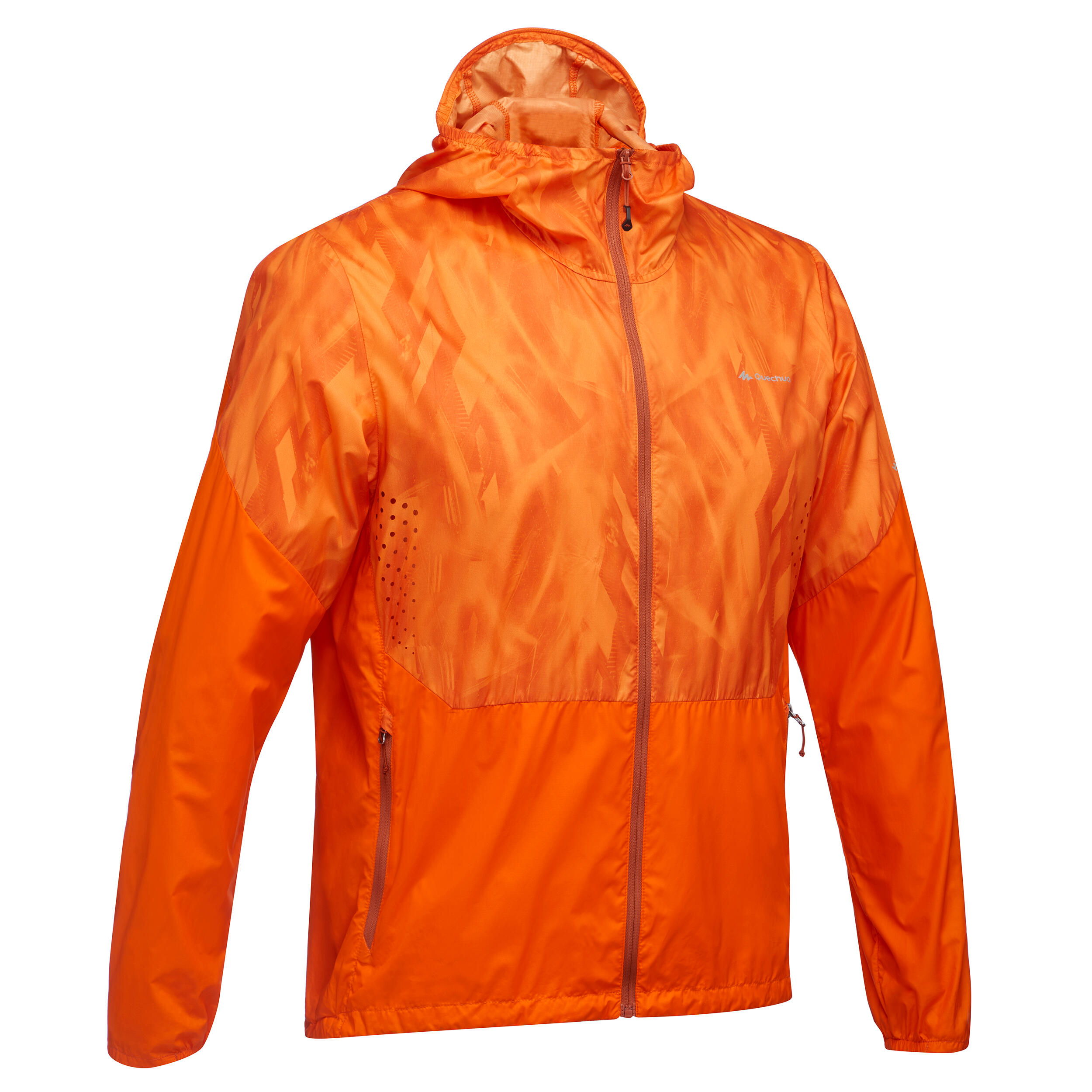 Men's FH500 Helium wind fast hiking jacket Orange