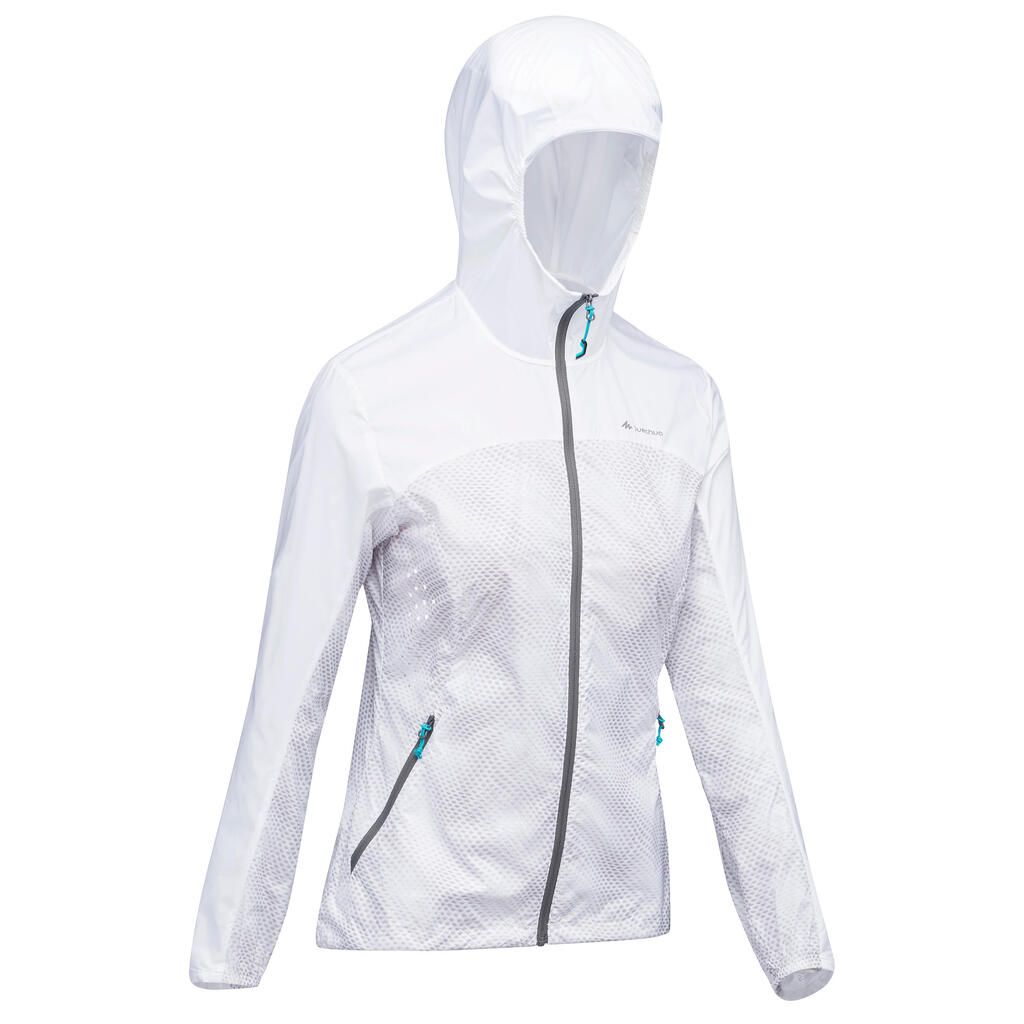 FH500 Helium Wind Women's Hiking Windproof Jacket - White