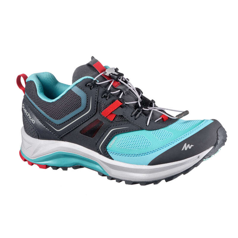 QUECHUA FH500 Helium Women's hiking shoes - Turquoise/black...