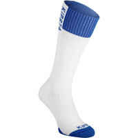 V500 High Volleyball Socks - White/Blue