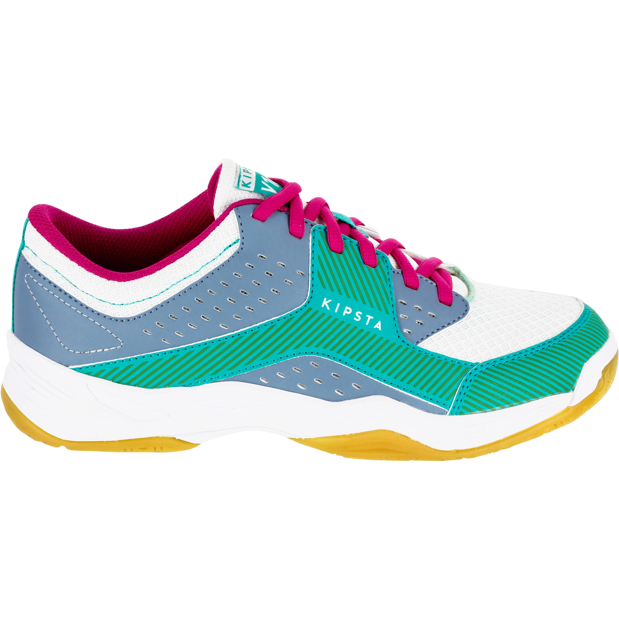 Volleyball Shoes - Blue/Green - Decathlon