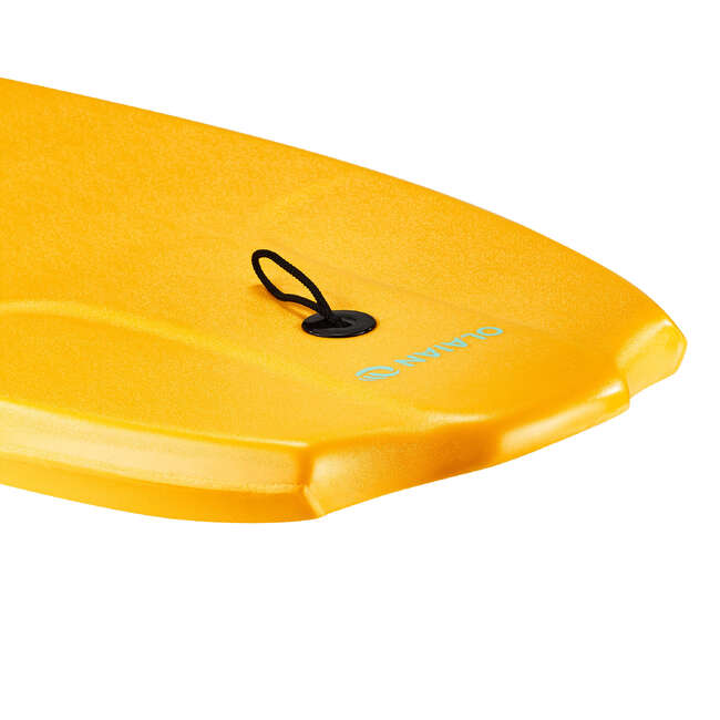 Prancha de Bodyboard 100 1m451m65 38" com Placa e Leash Laranja RADBUG