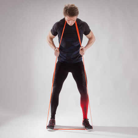 Men's Cross Training Leggings - Black/Red