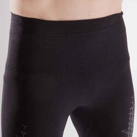 Men's Cross Training Leggings - Black/Red