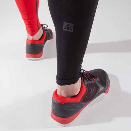 Men's Cross Training Leggings - Black/Red
