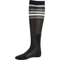 Adult Horse Riding Socks SKS100 - Black/White and Grey Stripes