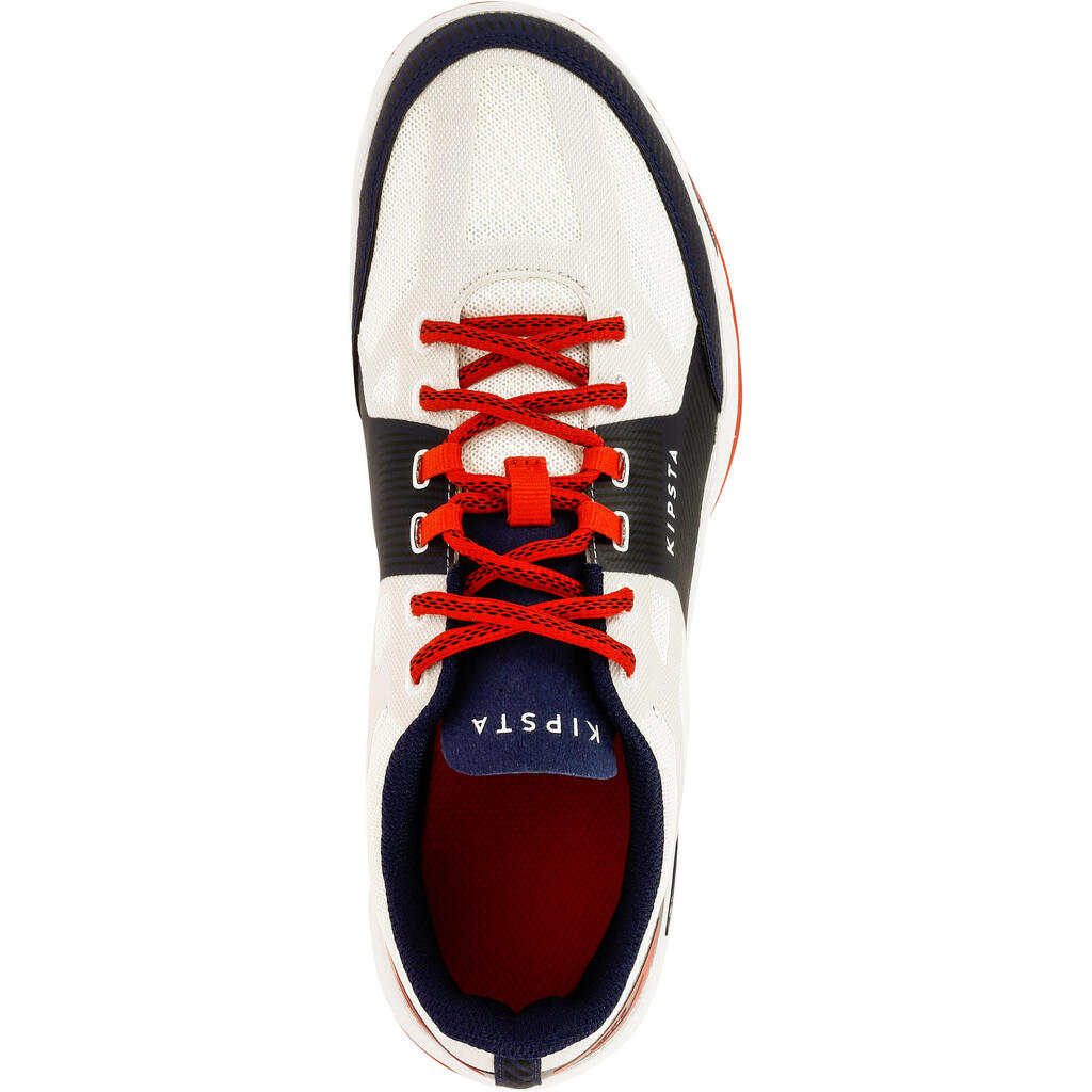 Volleyballschuhe V500 Herren weiss/gelb/grau