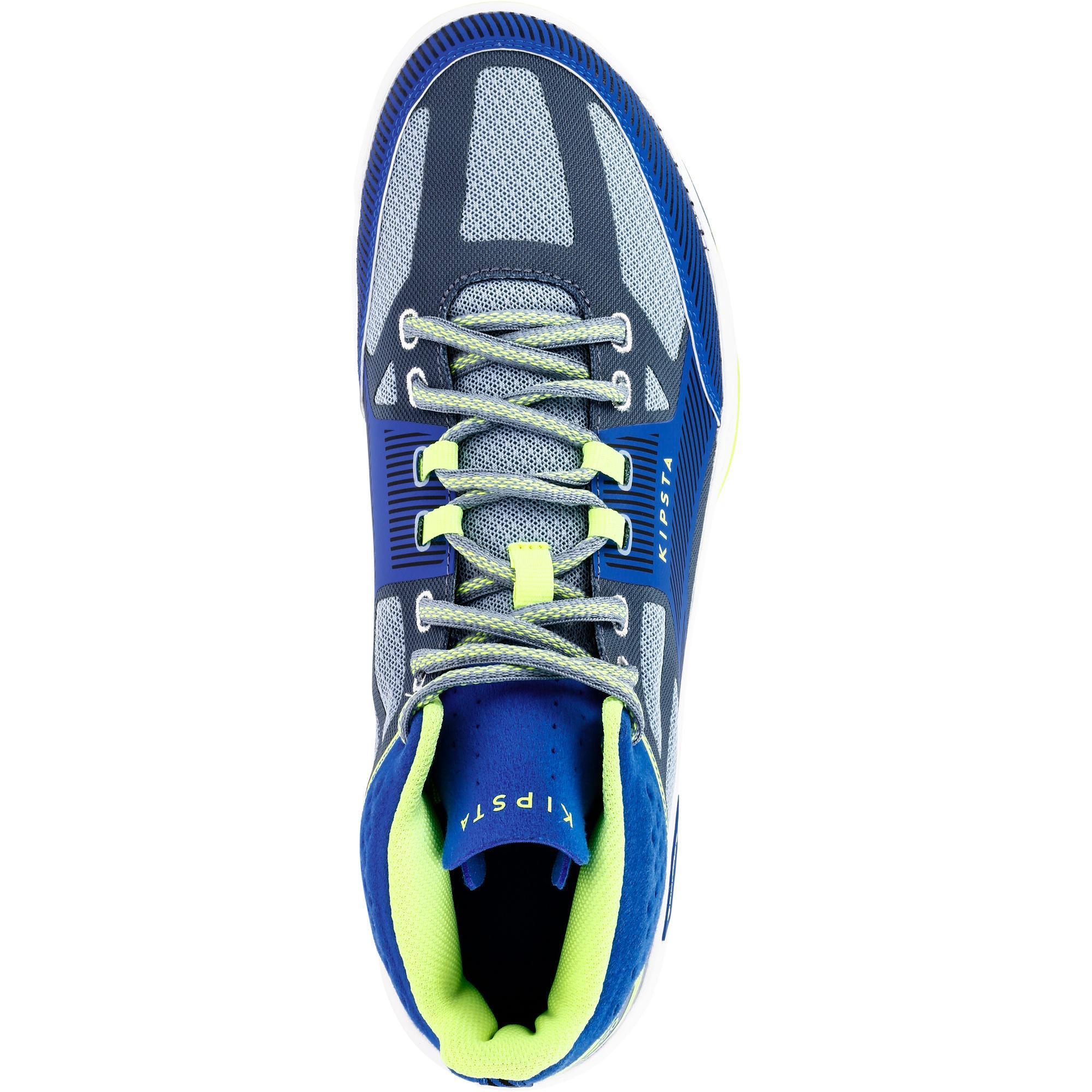 V500 mid men's volleyball shoes, blue