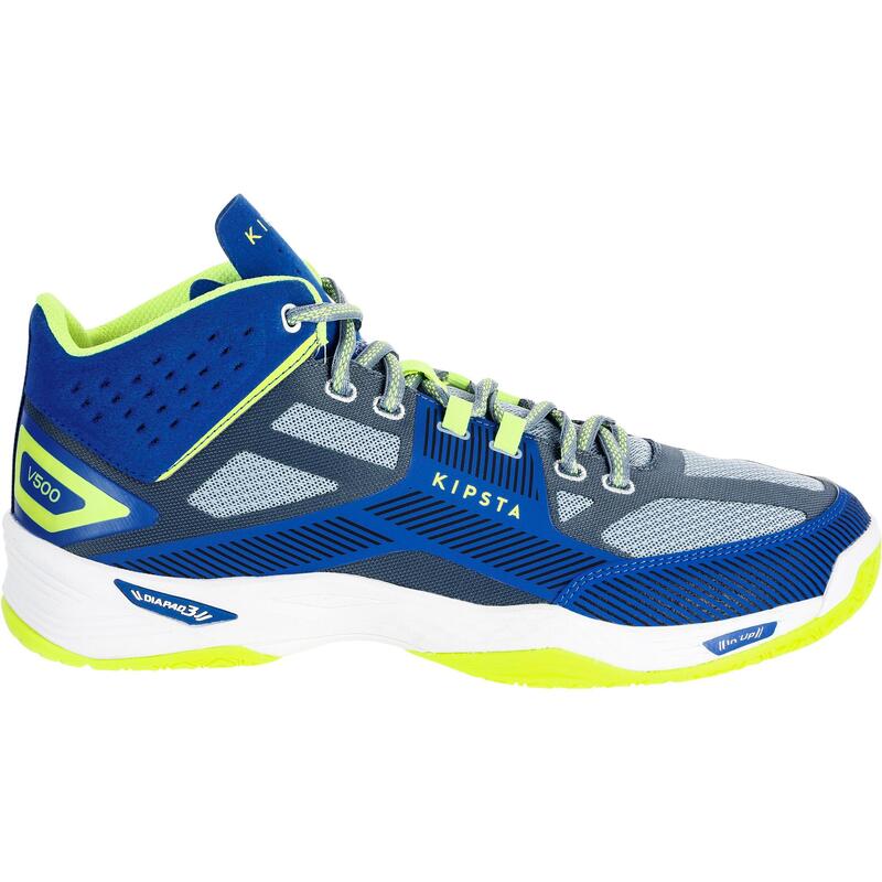 Chaussures mid homme de volley-ball V500 bleues