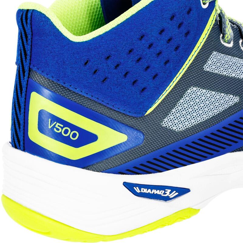 Volleyballschuhe V500 Mid Herren blau