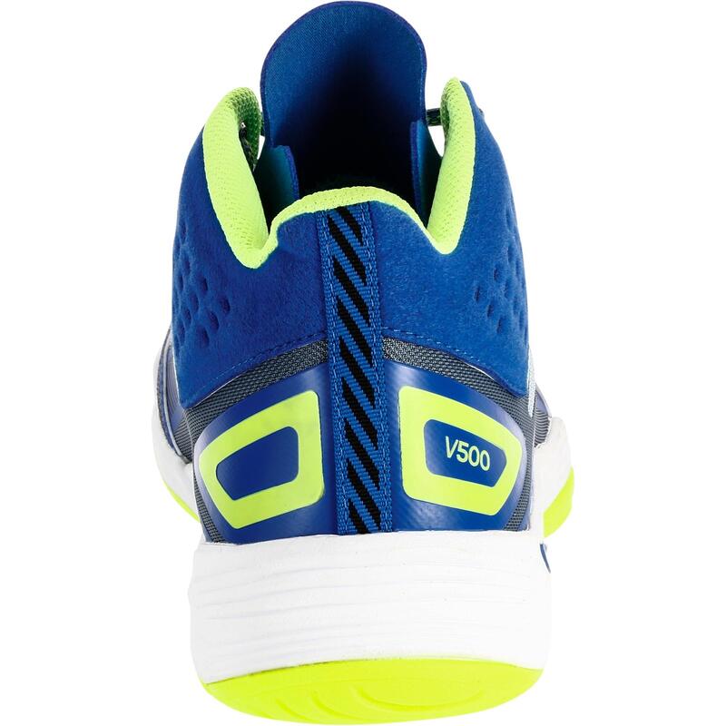 Volleyballschuhe V500 Mid Herren blau