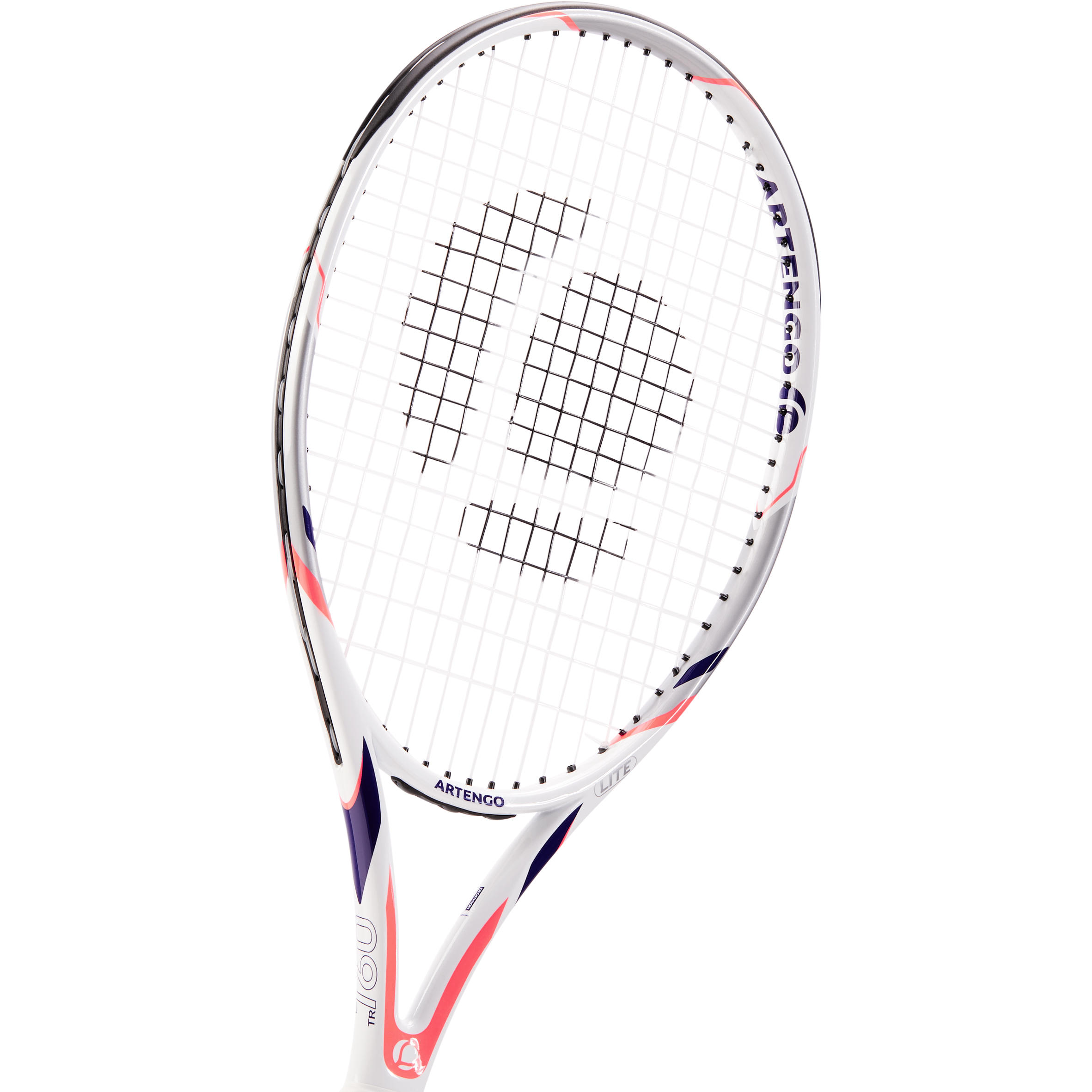 TR160 Adult Tennis Racket - White 4/19