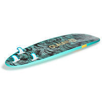 Foam Surfboard 100 8'. Supplied with 1 leash and 3 fins.