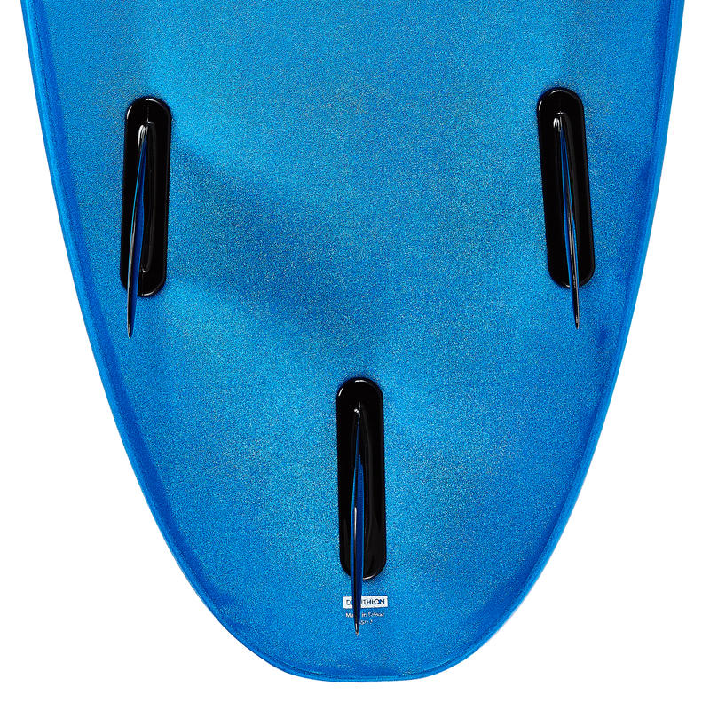 FOAM SURFBOARD 100 7'. Supplied with a leash and 3 fins. Decathlon