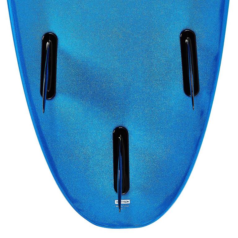 FOAM SURFBOARD 100 7'. Supplied with a leash and  3 fins.