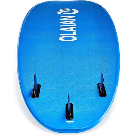 FOAM SURFBOARD 100 7'. Supplied with a leash and  3 fins.