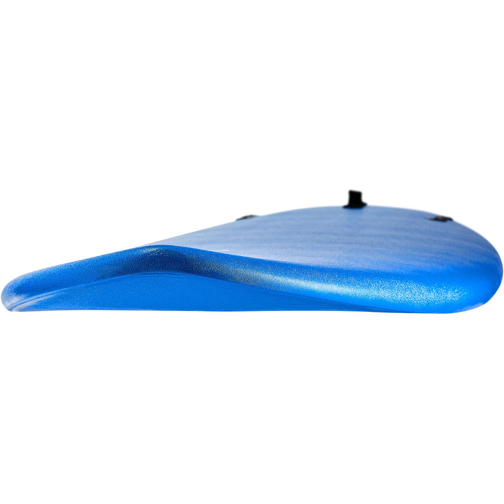 Olaian 100, 7' Foam Surfboard with Leash and 3 Fins