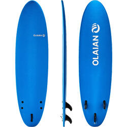 Foam surfboard 100 7'. Geleverd met leash en 3 vinnen.