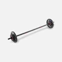 Kit Barra/Pesas Musculación Pump 20 kg 1,30 m 28 mm