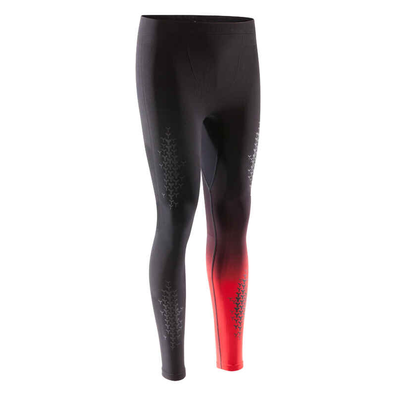 Men's Cross Training Leggings - Black/Red