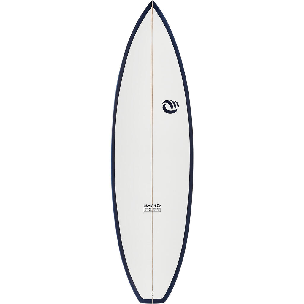 Surfboard 900 Hardboard 6' Shortboard 30L mit 3 Finnen