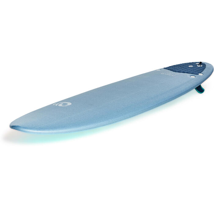 Tabla Surf Espuma Shortboard Olaian 900 7' Adulto Azul Gris Estampado