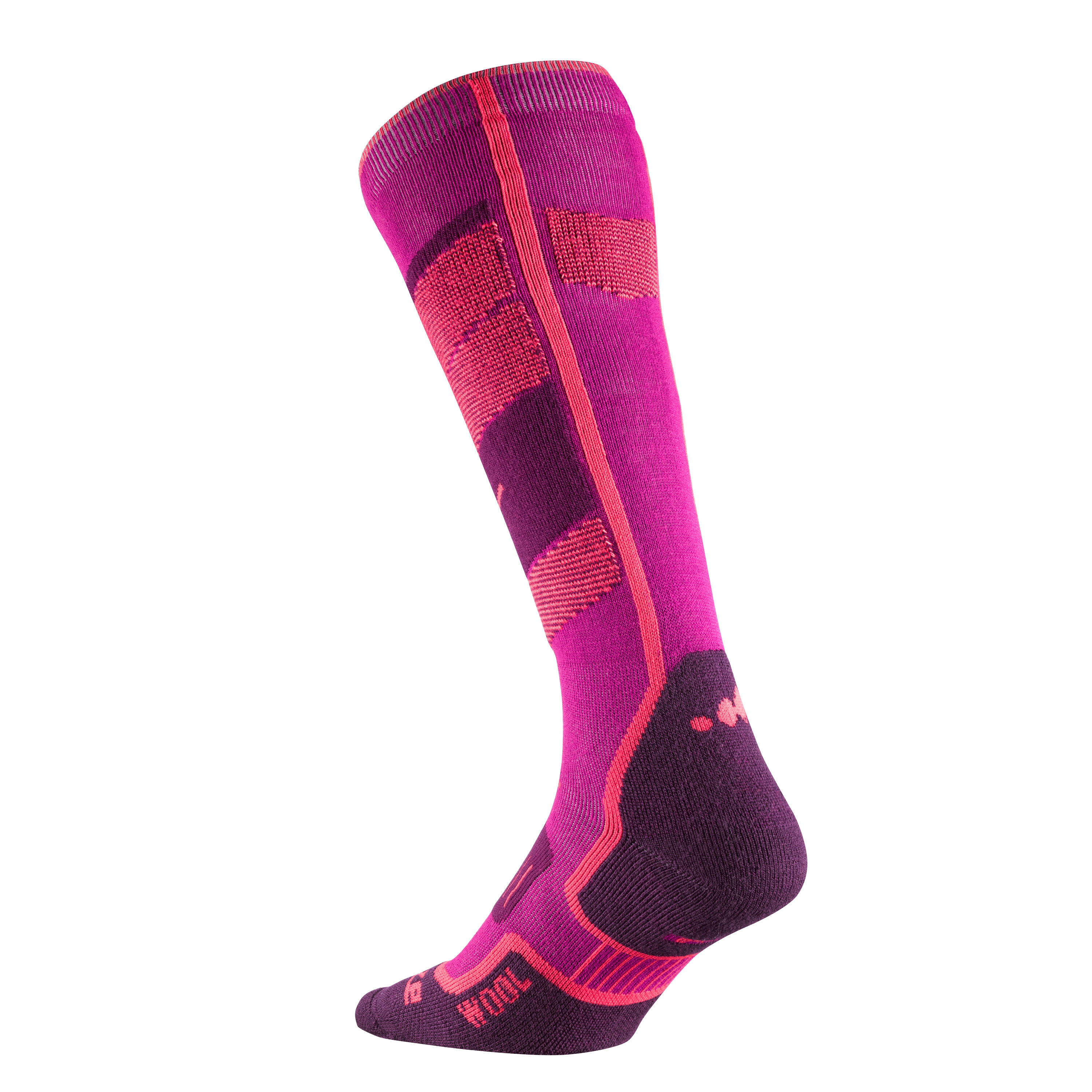 300 Adult Ski Socks - Pink 4/5