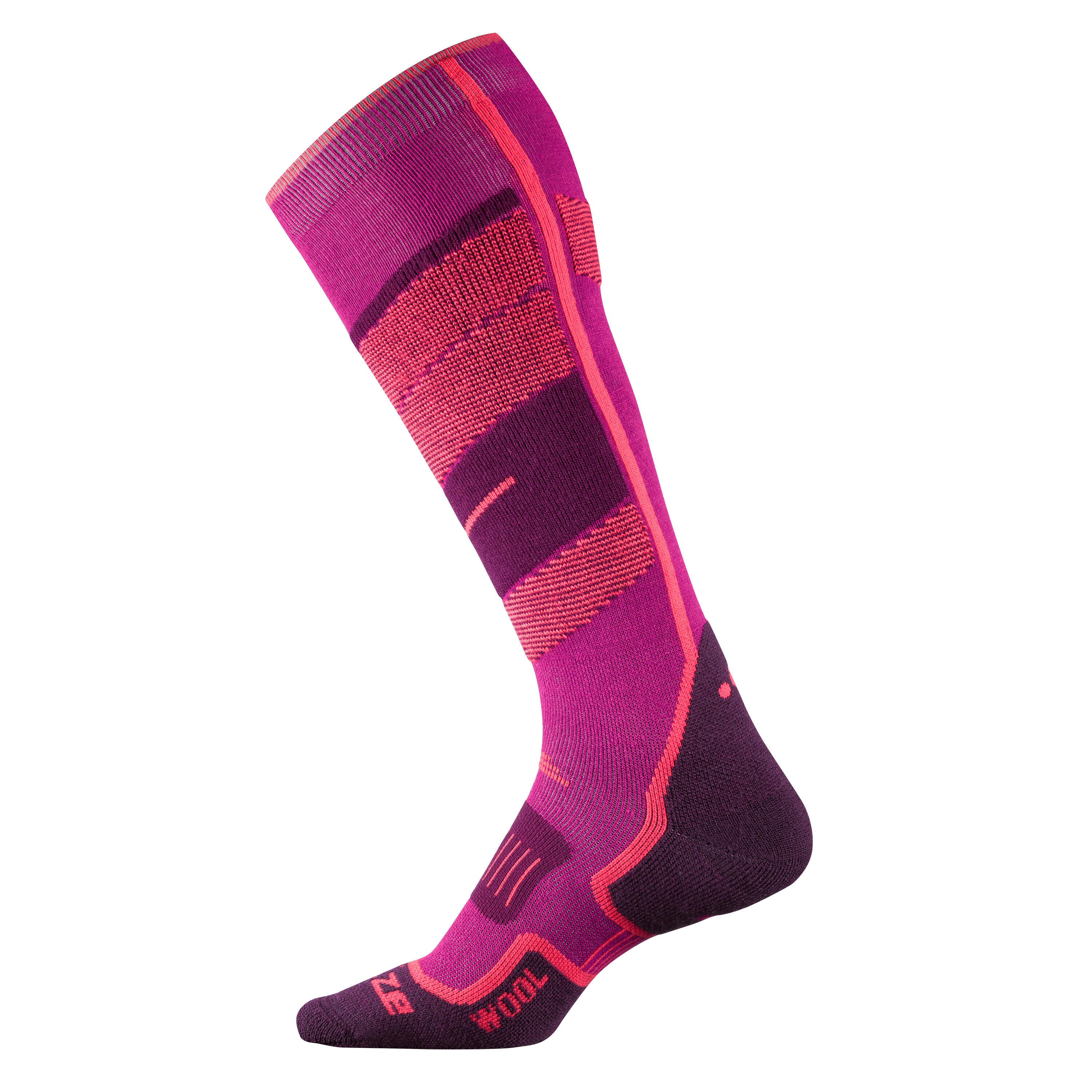 300 Adult Ski Socks - Pink 3/5