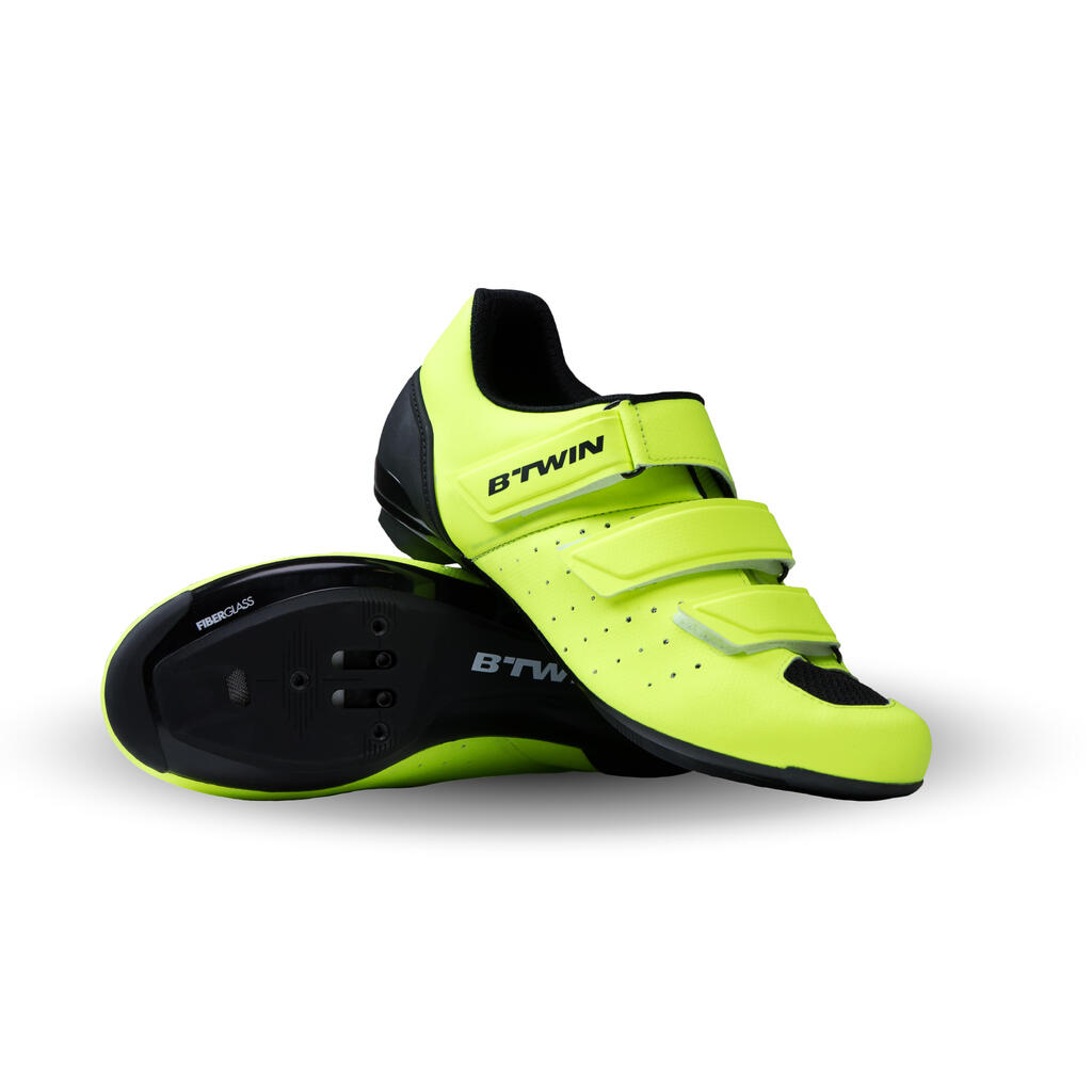 Fahrradschuhe Rennrad RR 500 marineblau