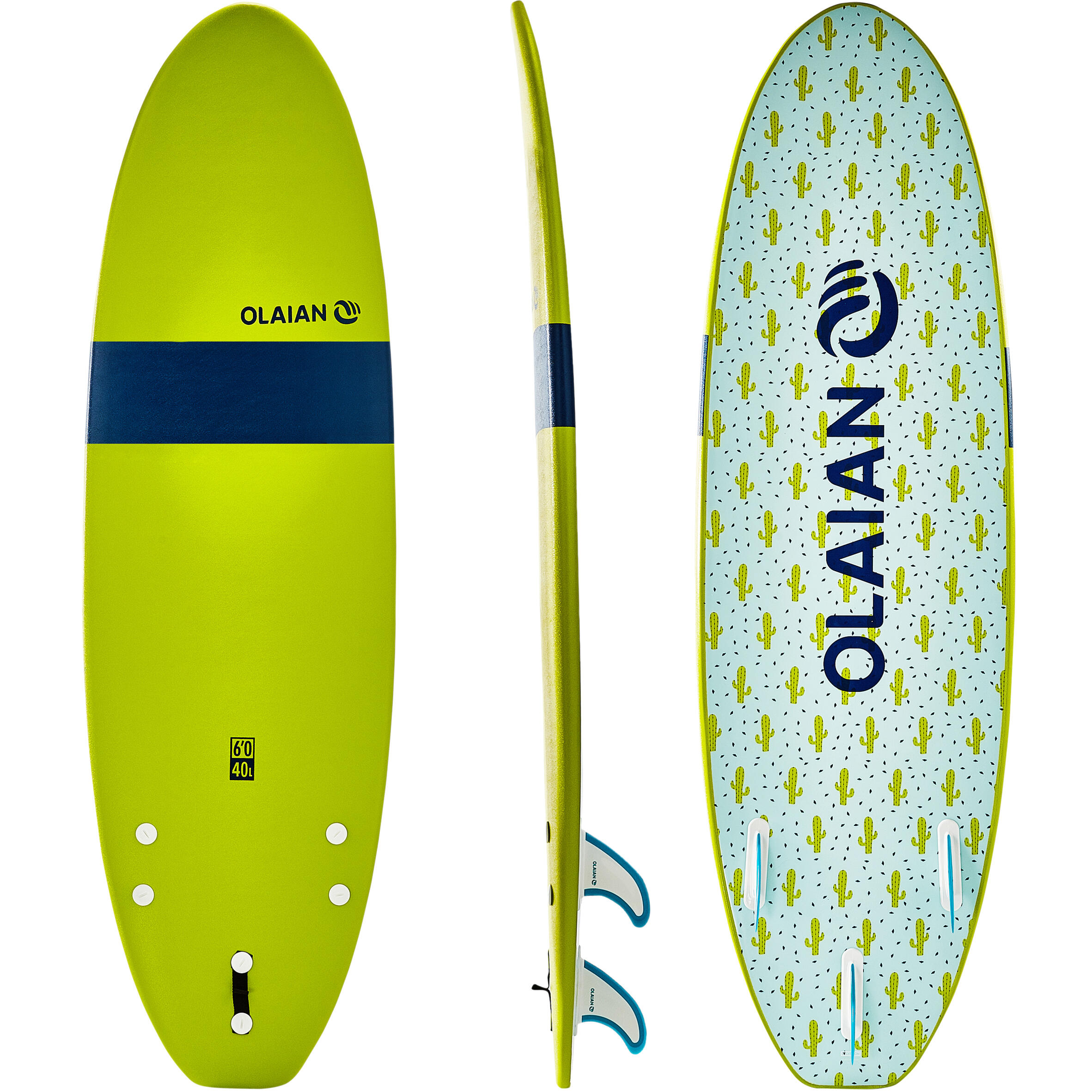 Olaian Foam Surfboard 6 100 Geleverd Met Een Leash En 3 Vinnen olaian kopen in de aanbieding Olaian Foam Surfboard 6 100 Geleverd Met Een Leash En 3 Vinnen olaian kopen in de aanbieding