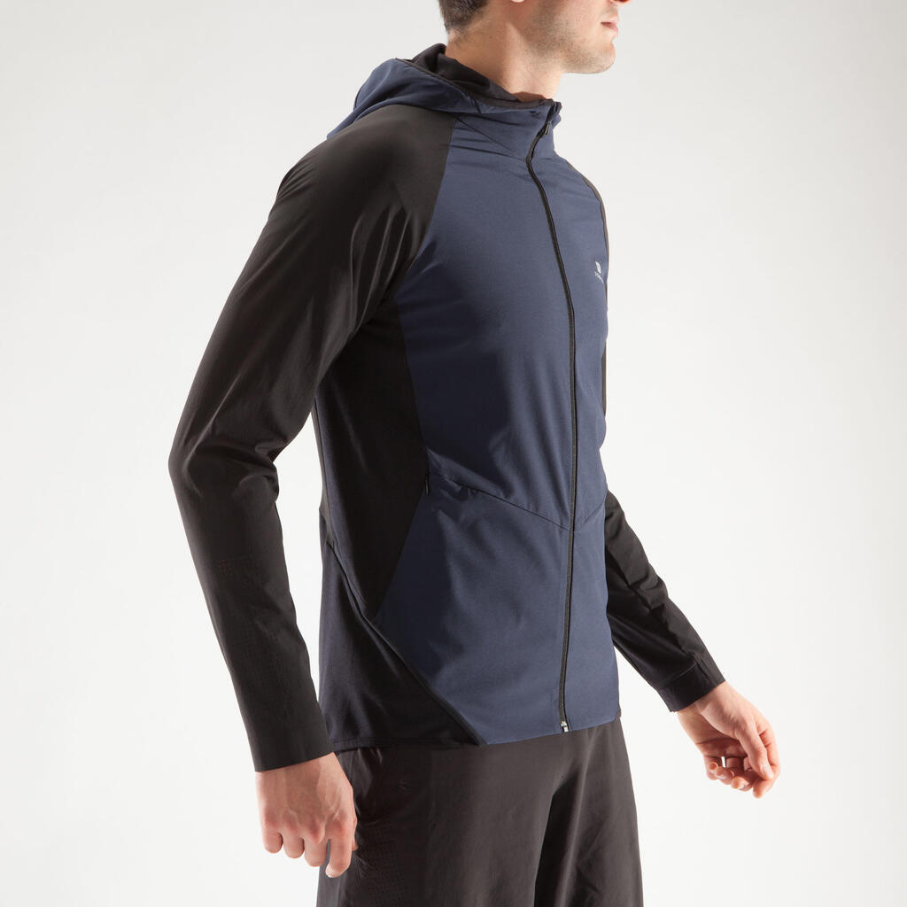 Trainingsjacke Cardio 900 Fitness Herren grau/schwarz
