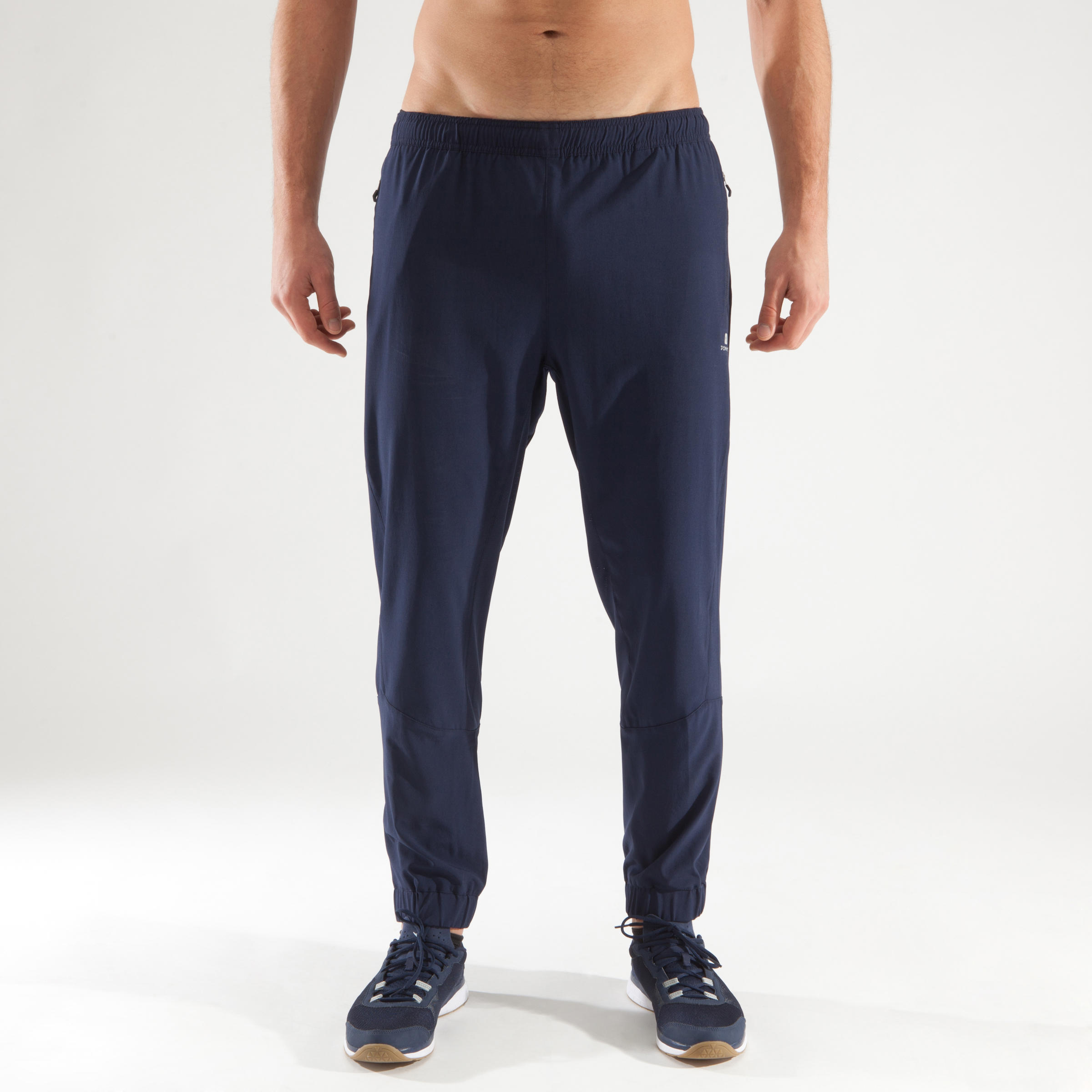 

Men's Regular-Fit Rapid Dry Stretchable Fitness Pant - Navy -  By DOMYOS | Decathlon, Blue
