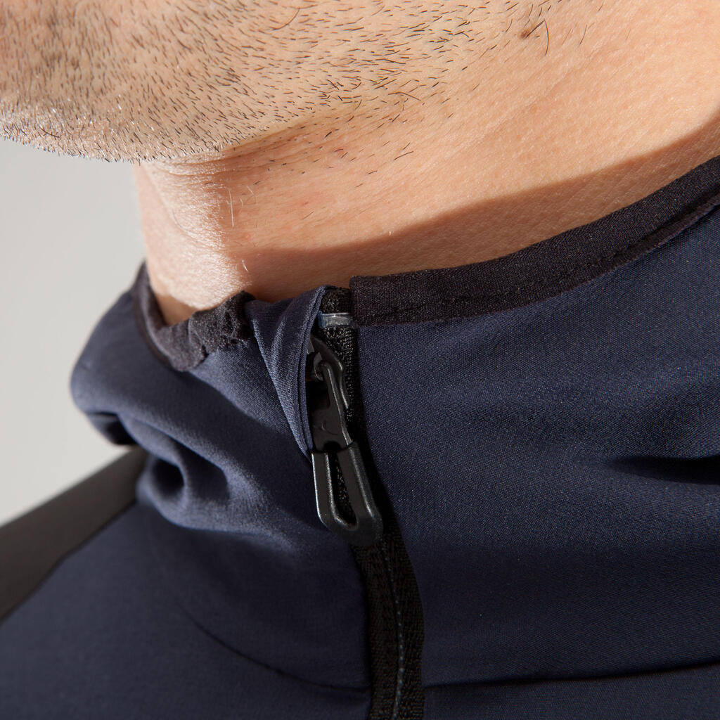 Trainingsjacke Cardio 900 Fitness Herren grau/schwarz