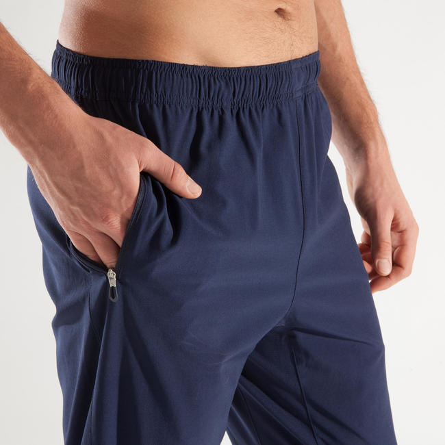 Men's Regular-Fit Rapid Dry Stretchable Fitness Pant - Navy
