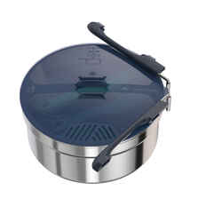 Hiker’s camping stainless steel cook set MH100 2 people (1.6 L)