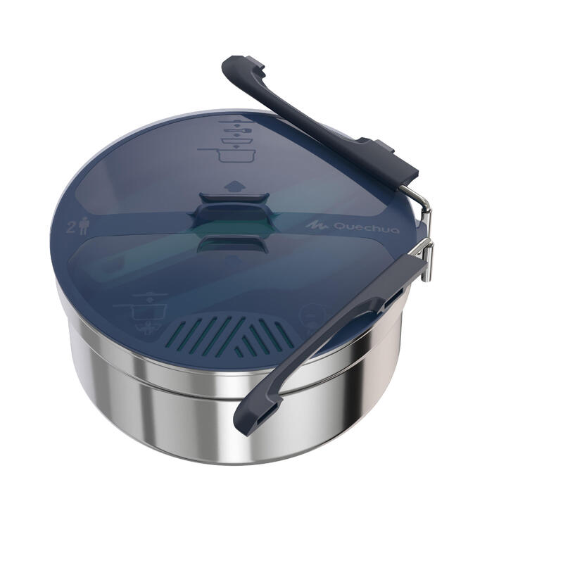 Hiker’s camping stainless steel cook set MH100