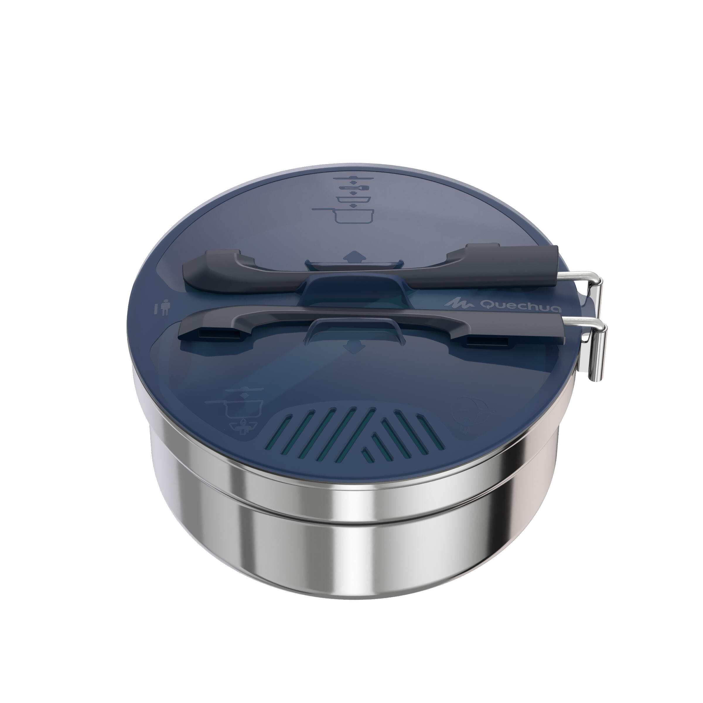 Gamelle en acier inoxydable MH100 1P - QUECHUA