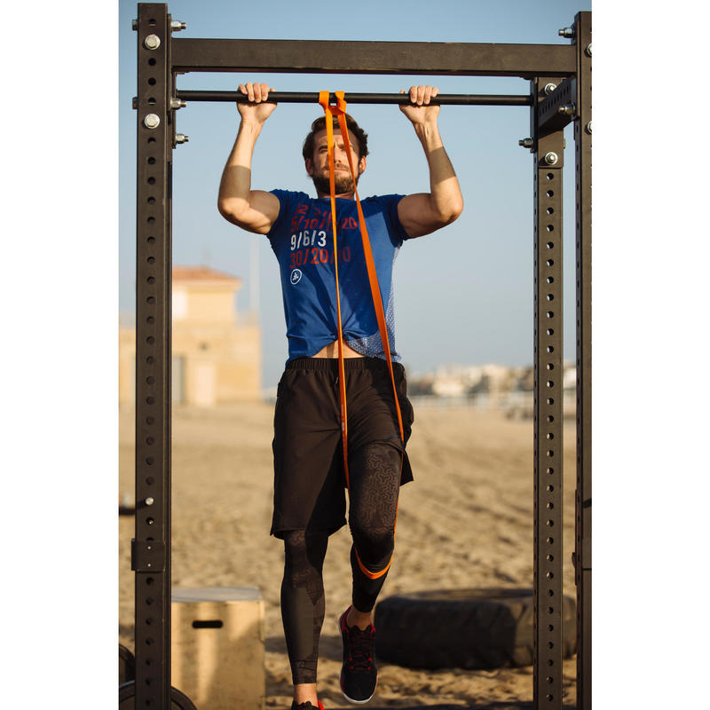 500 Crosstraining Tayti Erkek Baskili Siyah Domyos By Decathlon
