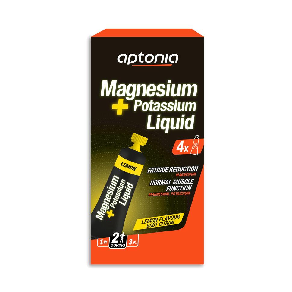 Gel Magnésium et Potassium citron 4 x 35g APTONIA Decathlon