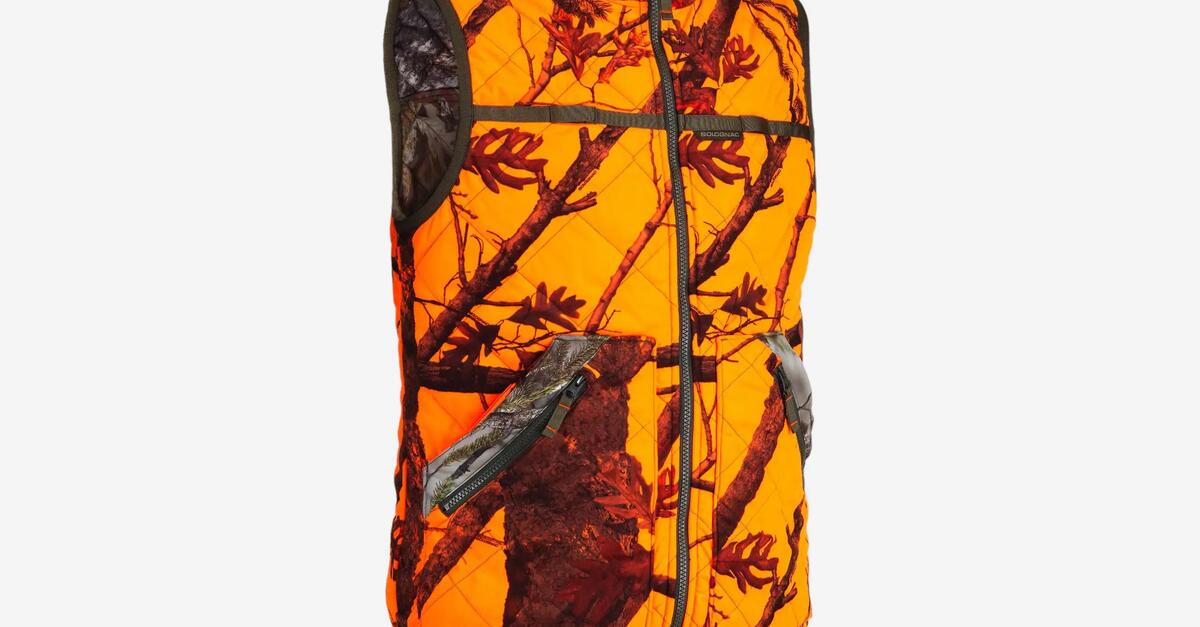 SOLOGNAC 100 REVERSIBLE GILET BGP