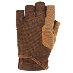 GANTS MITAINES BALL TRAP MARRON SOLOGNAC