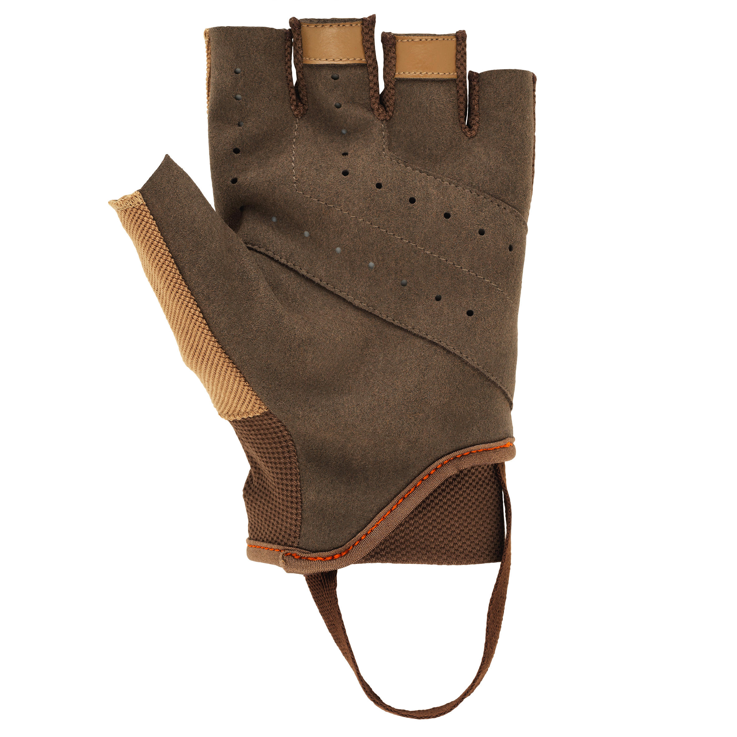 Clay Pigeon Shooting Mitts - Brown 2/4