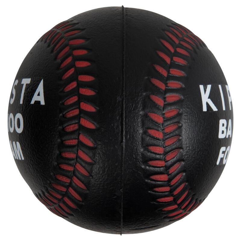 Palla baseball in schiuma BA 100 FOAM nero-rosso