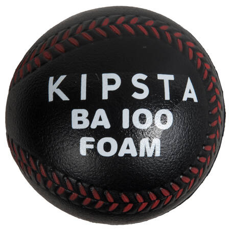 Bola Bisbol Busa BA 100 - Hitam/Merah