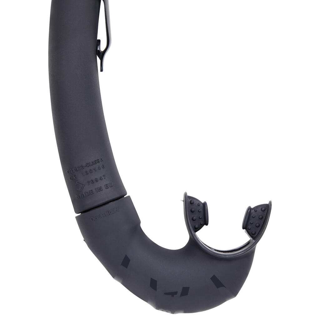 Snorkel for Free-Diving Spearfishing SPF 500 Camouflage