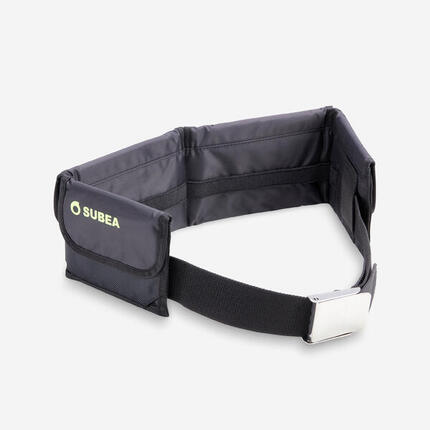 Ceinture de plongée souple à poches pour lests plomb