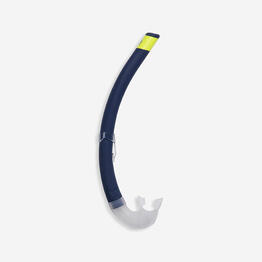 Tuba plongée - 500 Souple Bleu