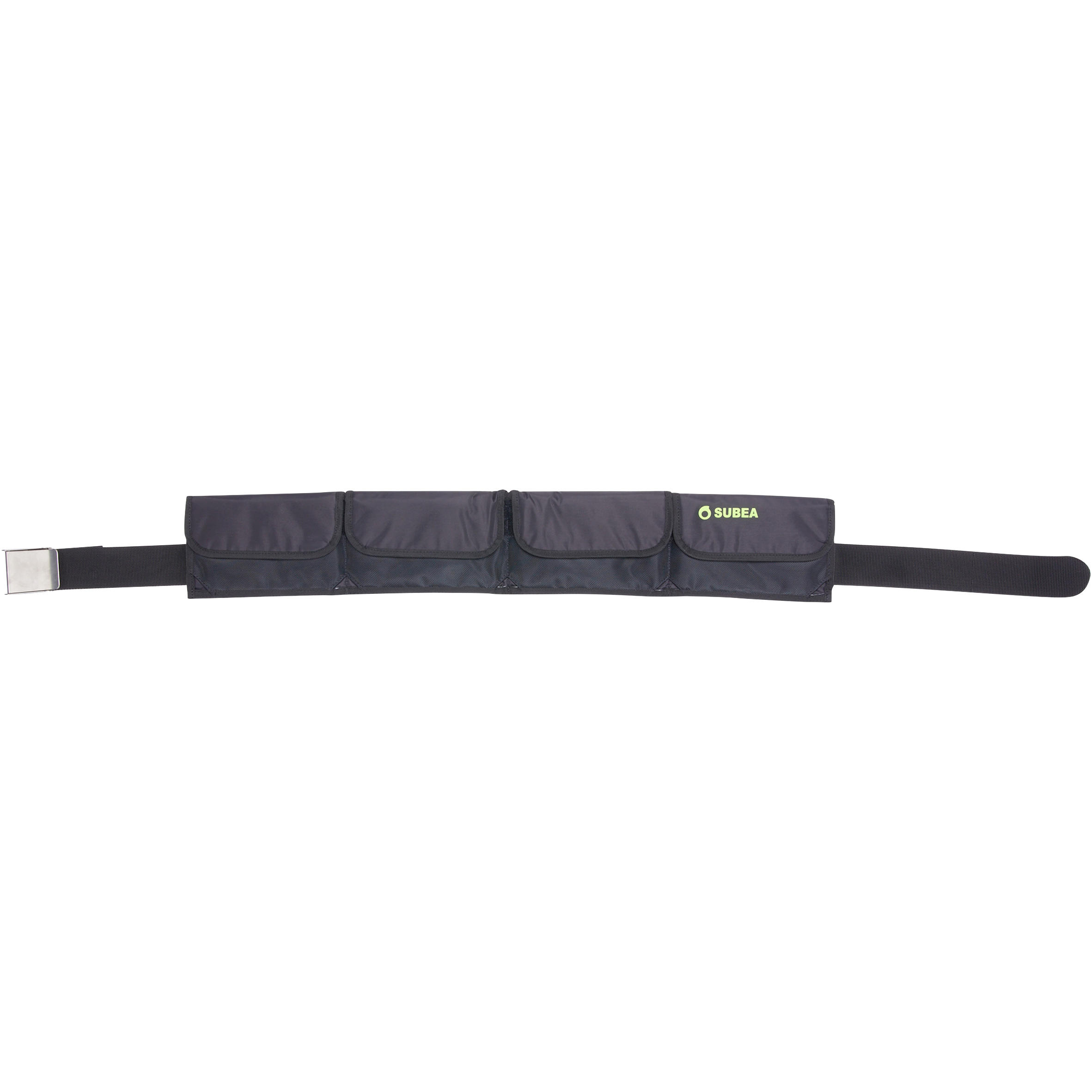 Diving weight belt with soft pockets for lead weights 6/7